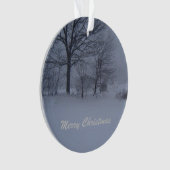 Schuur in een Maine Blizzard Ornament (voorkant)