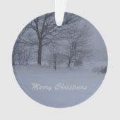 Schuur in een Maine Blizzard Ornament (voorkant)