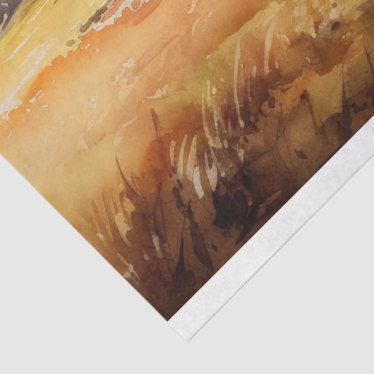 Schuur in Herfst 3 Decoupage papier (Detail)