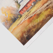 Schuur in Herfst Collage 1 Decoupage Papier (Detail)