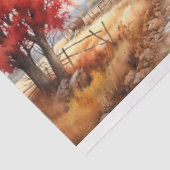 Schuur in Herfst Collage 2 Decoupage papier (Detail)