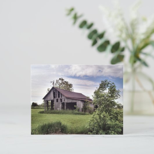 schuur in ohio briefkaart (Staand voorkant)