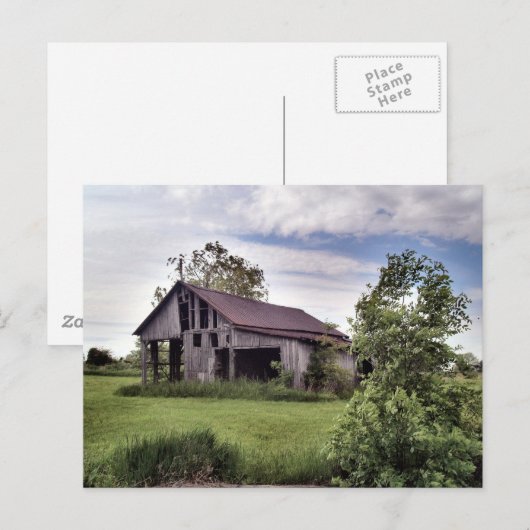 schuur in ohio briefkaart (Voorkant / Achterkant)