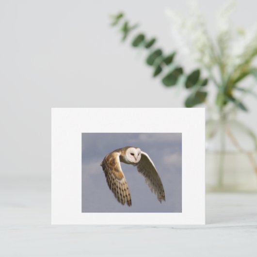 schuur-in-vlucht-klein briefkaart (Staand voorkant)