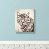 Schuur Kattenboerderij Dieren 8 x 10 Canvas Afdruk (Insitu (Houten vloer))