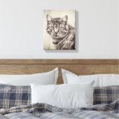 Schuur Kattenboerderij Dieren 8 x 10 Canvas Afdruk (Insitu (Slaapkamer))