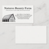 schuur | landbouwgrond | Landbouw Visitekaartje (Voorkant / Achterkant)