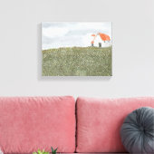 Schuur landschap muur kunst canvas afdruk (Insitu (Woonkamer))