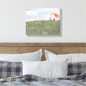 Schuur landschap muur kunst canvas afdruk (Insitu (Slaapkamer))