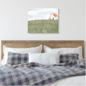 Schuur landschap muur kunst canvas afdruk (Insitu (Slaapkamer))