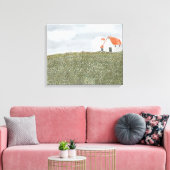 Schuur landschap muur kunst canvas afdruk (Insitu (Woonkamer))