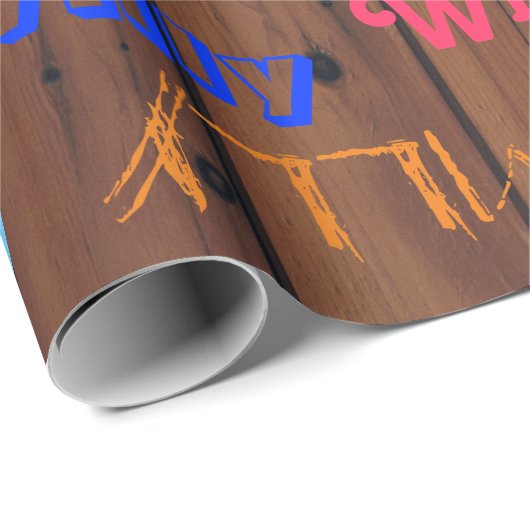 Schuur Naam Collage 🎁 Verbazingwekkende Word Clou Cadeaupapier (Rol Hoek)