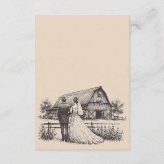 Schuur Paar QR Code en Details Informatiekaartje (Achterkant)