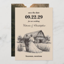 Schuur Paar Save the Date