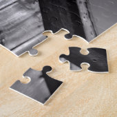 Schuur Peak Tegen de Hemel in Zwart & Wit Legpuzzel (Zijkant)