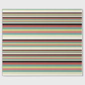 Schuur Rood Groen en Blauwgroen Cadeaupapier (Vlak)