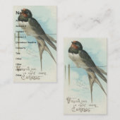  schuur slikken kerstgroet visitekaartje (Voorkant / Achterkant)