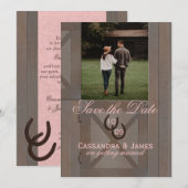 Schuur Stabiele Deuren Bewaar de Datum met Foto Kaart (Voorkant / Achterkant)