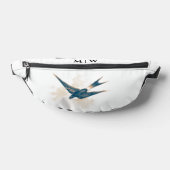 Schuur Swallow Print gesneden naaizak Heuptasje (Liggend)