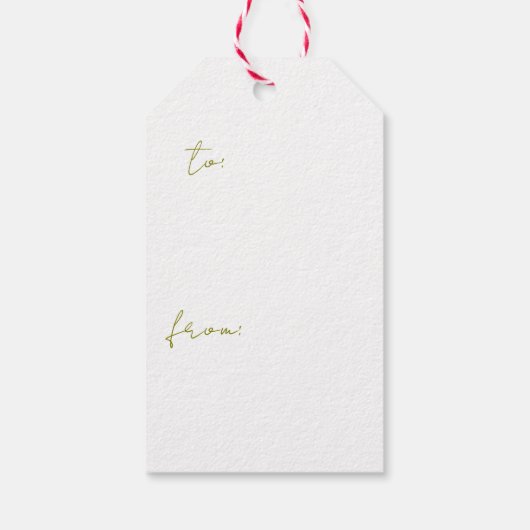 Schuur Tag Cadeaulabel (Achterkant)