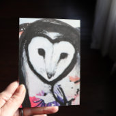 Schuur Uil Art Kaart