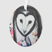 Schuur Uil Art Ornament (voorkant)