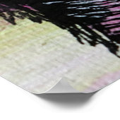 Schuur Uil Art Poster (Hoek)