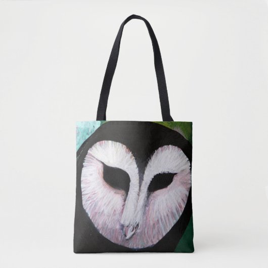 Schuur Uil Art Tote Bag (Voorkant)