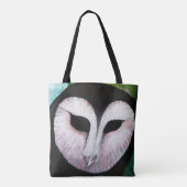 Schuur Uil Art Tote Bag (Achterkant)
