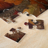  Schuur Uil en Schuur Hout Herfst 20x30 Legpuzzel (Zijkant)