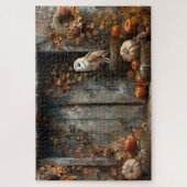  Schuur Uil en Schuur Hout Herfst 20x30 Legpuzzel (Verticaal)