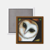 SCHUUR UIL HERFST Magnet (Voorkant / Achterkant)