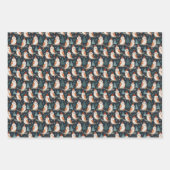 Schuur Uil Kerst Wrapping Papier Inpakpapier Vel (Voorkant 2)