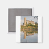 Schuur weerspiegeld in het water magneet (Voorkant / Achterkant)