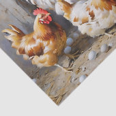 Schuur Yard Kippen en Eieren Decoupage Tissuepapier (Detail)
