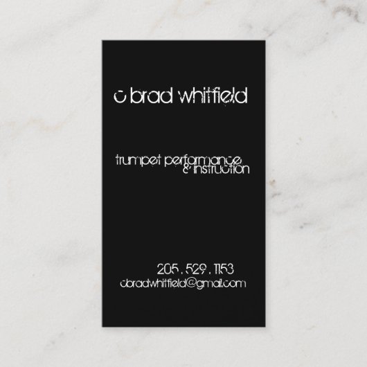 schuurbizcard #1 visitekaartje (Voorkant)