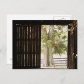 Schuurdeur briefkaart (Voorkant / Achterkant)