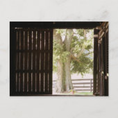 Schuurdeur briefkaart (Voorkant)