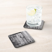 Schuurdeur in zwart-wit bier onderzetter (Rechterzijde)