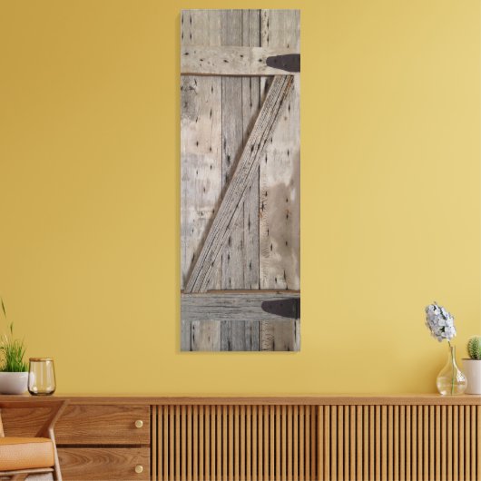 Schuurdeur luik canvas afdruk (Insitu (Woonkamer))