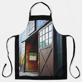 Schuurdeur perspectief schort