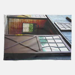 Schuurdeur perspectief theedoek