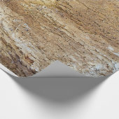 Schuurhouten patroon cadeaupapier (Hoek)