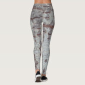 Schuurhouten patroon leggings (Achterkant)