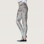 Schuurhouten patroon leggings (Links)