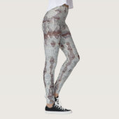 Schuurhouten patroon leggings (Rechts)