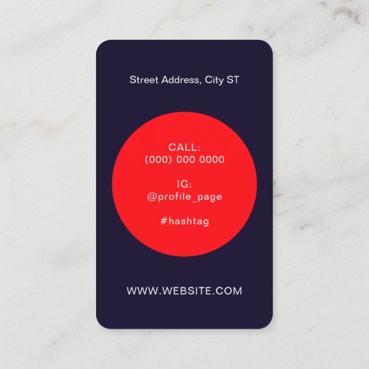 Schuurkappers Visitekaartje (Achterkant)