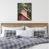 Schuurkoepel met vervaagde verf canvas afdruk (Insitu (Slaapkamer))