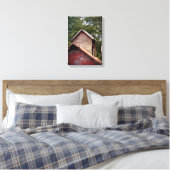 Schuurkoepel met vervaagde verf canvas afdruk (Insitu (Slaapkamer))