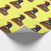 Schuurmiddel: ringhalskop cadeaupapier (Hoek)